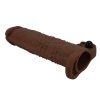 Pretty Love Quillon – 20 cm Vibrating Penis Sleeve Brown